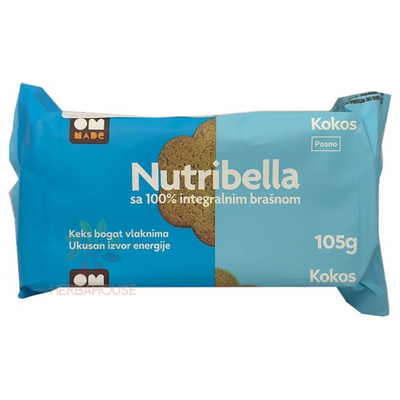 Obrázok pre Nutribella Sušienky s kokosom s fruktózou (105g)