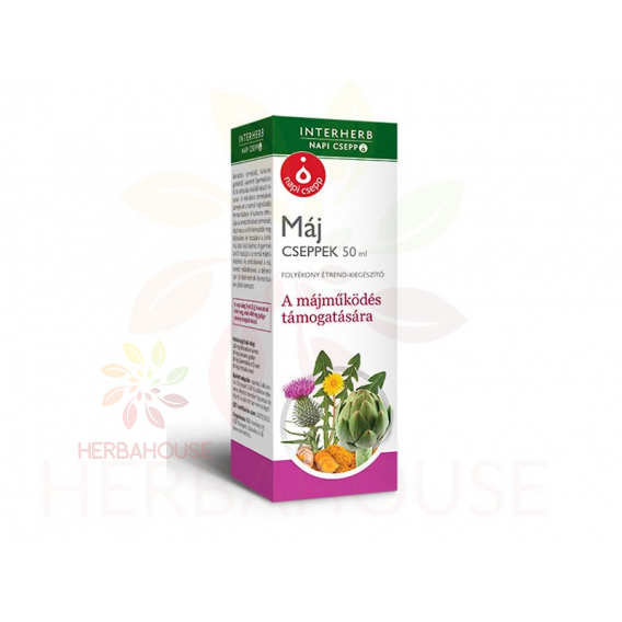 Obrázok pre Interherb Kvapky na funkciu pečene (50ml)