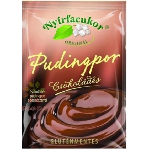 Obrázok pre Nyírfacukor Original Bezlepkový čokoládový puding so sladidlom (75g)