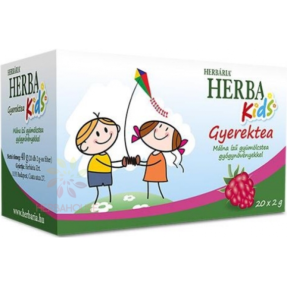 Obrázok pre Herbária Herba Kids Detský ovocno-bylinný čaj s malinovou príchuťou (20ks)