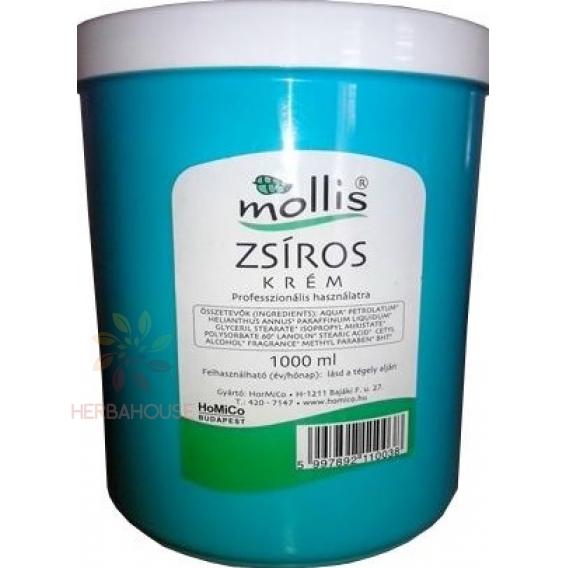 Obrázok pre Mollis Mastný výživný krém pre profesionálne použitie (1000ml)