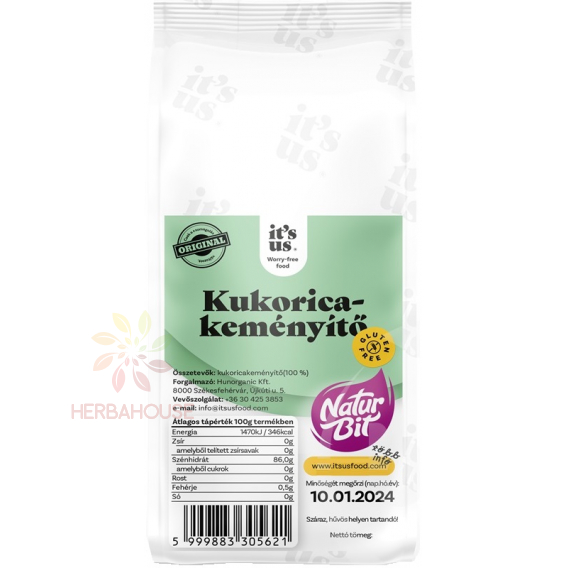 Obrázok pre Naturbit Bezlepkový kukuričný škrob (500g) 