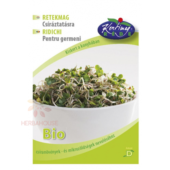Obrázok pre Rédei Kertimag Bio Semená reďkovky na nakličovanie (30g)