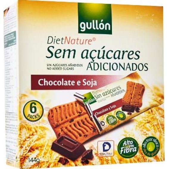 Obrázok pre Gullón Sušienky s čokoládovými kúskami a sójou bez cukru (144g)