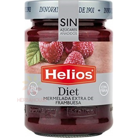Obrázok pre Helios Malinový lekvár s prírodným sladidlom a sladidlom (280g)