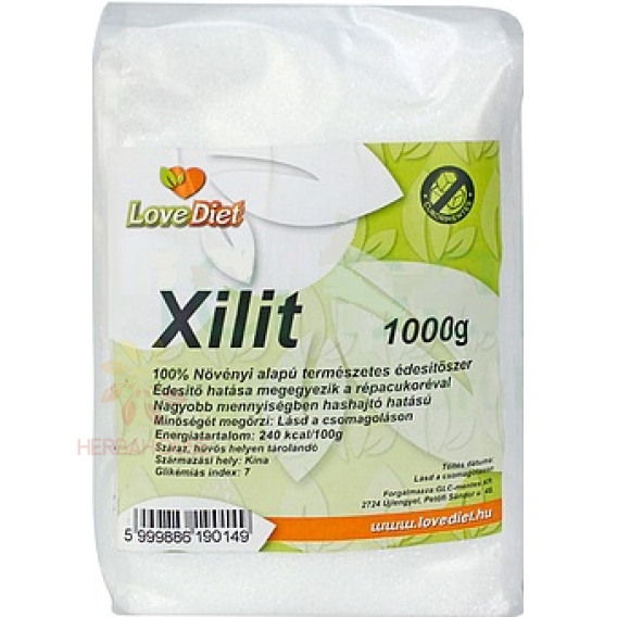 Obrázok pre LoveDiet Xylitol Brezový cukor prírodné sladidlo (1000g)