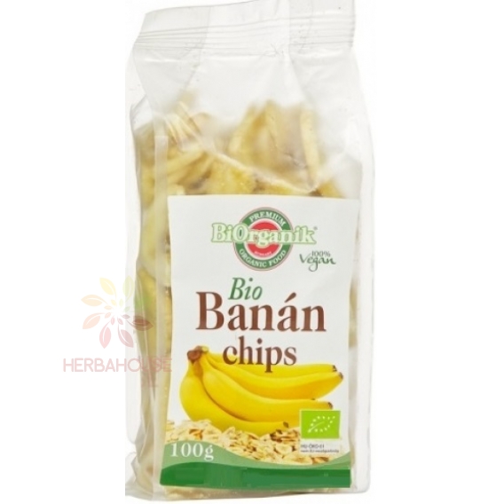 Obrázok pre Biorganik Bio Banánové chipsy (100g)