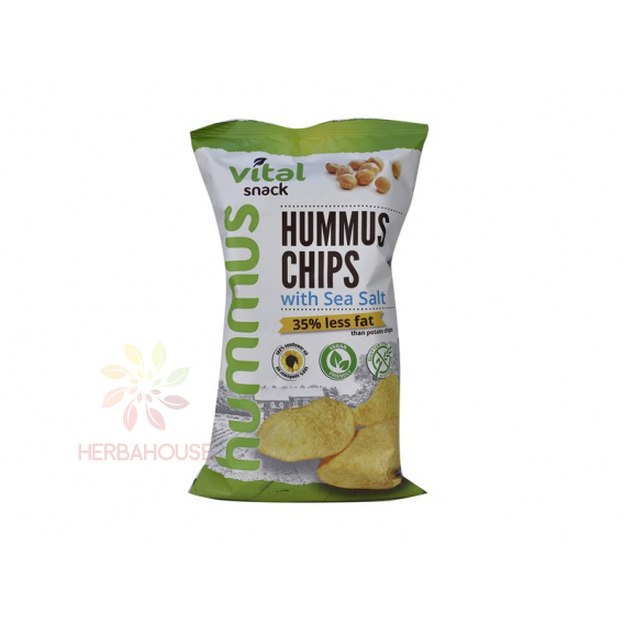 Obrázok pre Golden Snack Hummus chipsy s morskou soľou (65g)