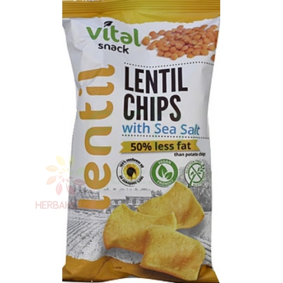 Obrázok pre Golden Snack Šošovicové chipsy s morskou soľou (65g)