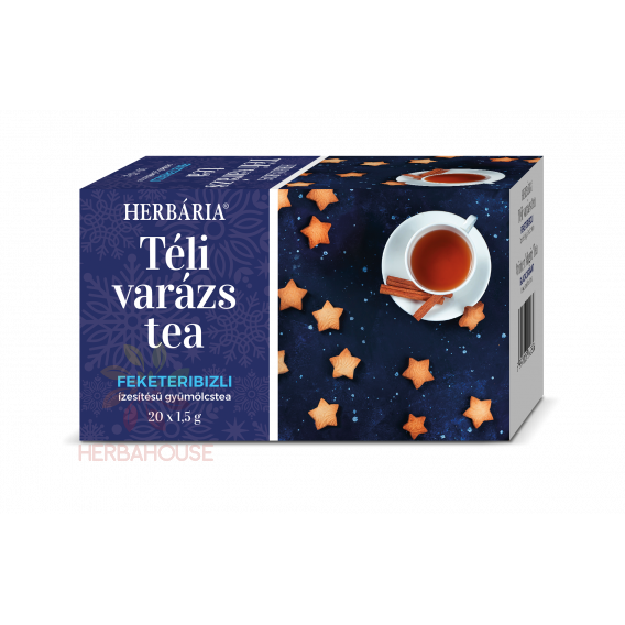 Obrázok pre Herbária Zimné čaro Ovocný čaj s príchuťou čiernych ríbezlí porciovaný (20ks)