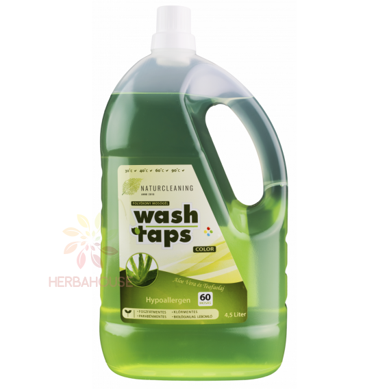Obrázok pre Wash Taps EKO Hypoalergénny prací gél na farebné prádlo Aloe Vera a Tea Tree (4500ml)