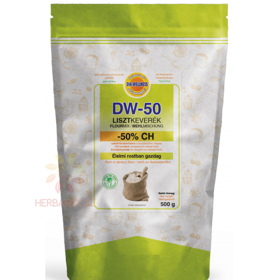 Obrázok pre Dia-Wellness Múčna zmes so zníženým obsahom sacharidov DW-50 (500g)