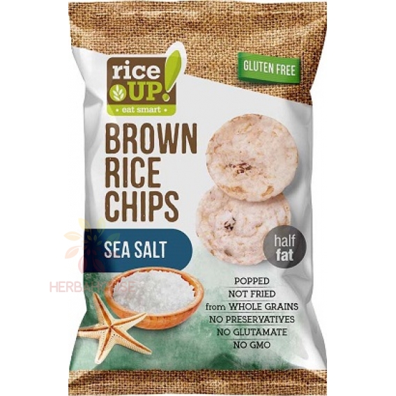Obrázok pre Rice Up Bezlepkový ryžový chips s morskou soľou (60g)