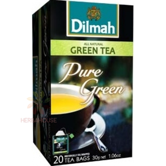 Obrázok pre Dilmah Pure Green zelený čaj porciovaný (20ks)