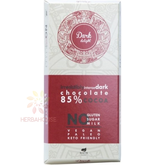 Obrázok pre Health Market Dark Delight Horká čokoláda 85% (80g)