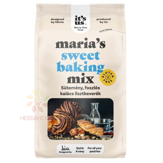 Obrázok pre Naturbit It´s us Marias Sweet Baking Mix Bezlepková múčna zmes na zákusky (1000g) 