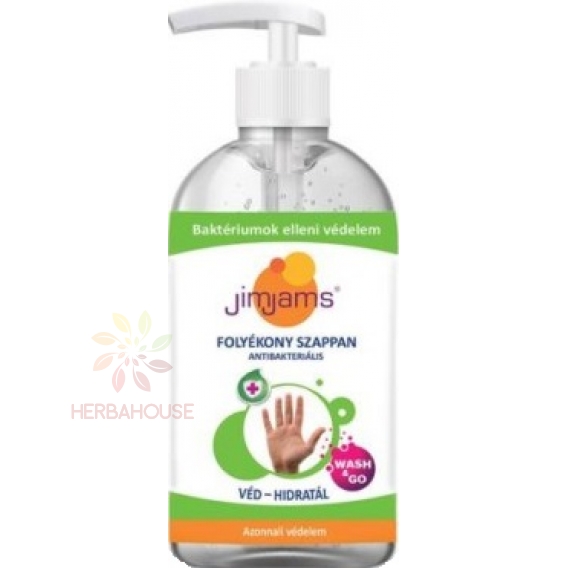 Obrázok pre JimJams Antibakteriálne tekuté mydlo s dávkovačom (300ml) 