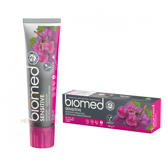 Obrázok pre Biomed Sensitive Bio prírodná zubná pasta pre citlivé zuby (100g) 