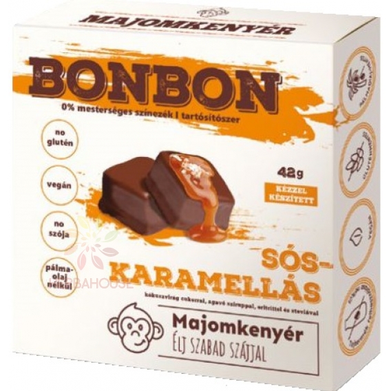 Obrázok pre Majomkenyér Bezlepková Bonboniéra slaný karamel (42g)
