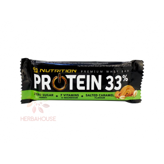 Obrázok pre Sante Go On Protein 33% Bielkovinová tyčinka slaný karamel (50g)