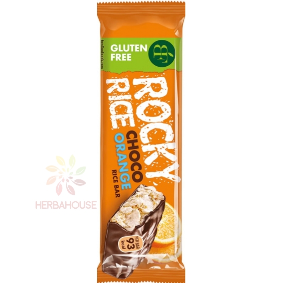 Obrázok pre Benlian Food Rocky Rice Bezlepková ryžová tyčinka čokoláda a pomaranč (18g)
