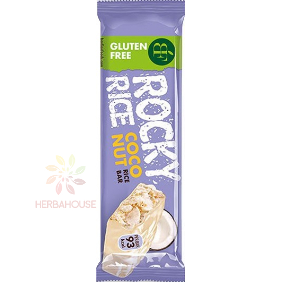 Obrázok pre Benlian Food Rocky Rice Bezlepková ryžová tyčinka biela čokoláda a kokos (18g)