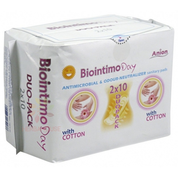 Obrázok pre Biointimo Anion Day Duo Pack Dámske denné hygienické vložky s krídelkami (20ks)
