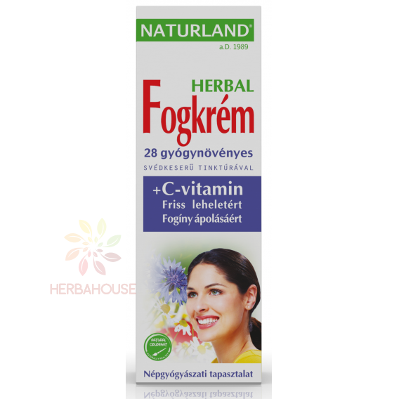 Obrázok pre Naturland Herbal Zubná pasta švédske byliny a vitamín C (100ml)