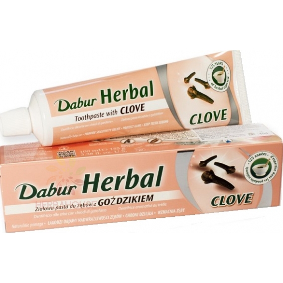 Obrázok pre Dabur Herbal Clove Zubná pasta s klinčekovým olejom (100ml)