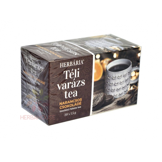 Obrázok pre Herbária Zimné čaro Ovocný čaj s pomarančovo-čokoládovou príchuťou porciovaný (20ks)