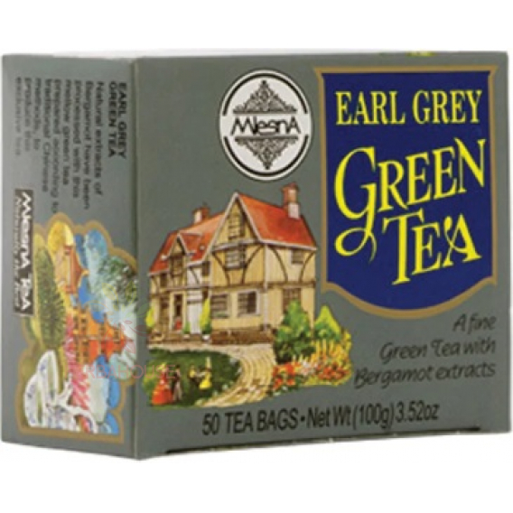 Obrázok pre Mlesna Earl Grey Zelený čaj s bergamotovým extraktom porciovaný (50ks) 