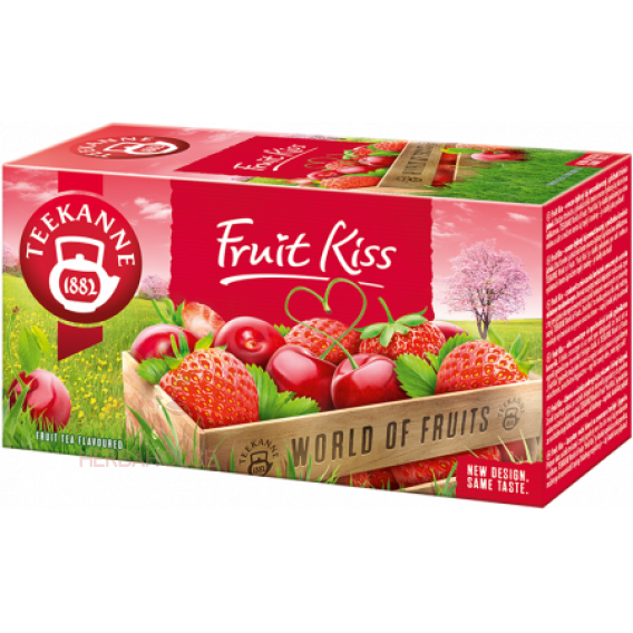 Obrázok pre Teekanne Fruit Kiss ovocno-bylinný čaj Čerešne a jahody (20ks)