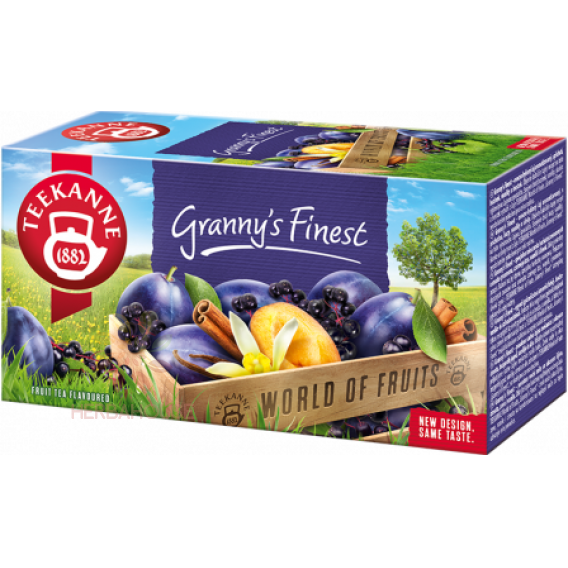 Obrázok pre Teekanne Granny's Finest ovocno-bylinný čaj slivky a škorica (20ks)