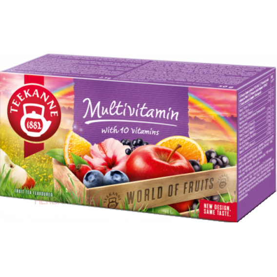Obrázok pre Teekanne Multivitamín ovocno-bylinný čaj s 10 vitamínmi (20ks)