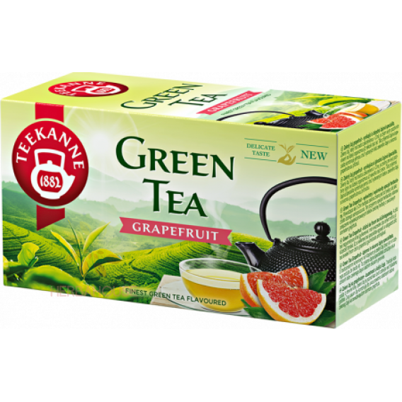 Obrázok pre Teekanne Zelený čaj s príchuťou grapefruitu (20ks)