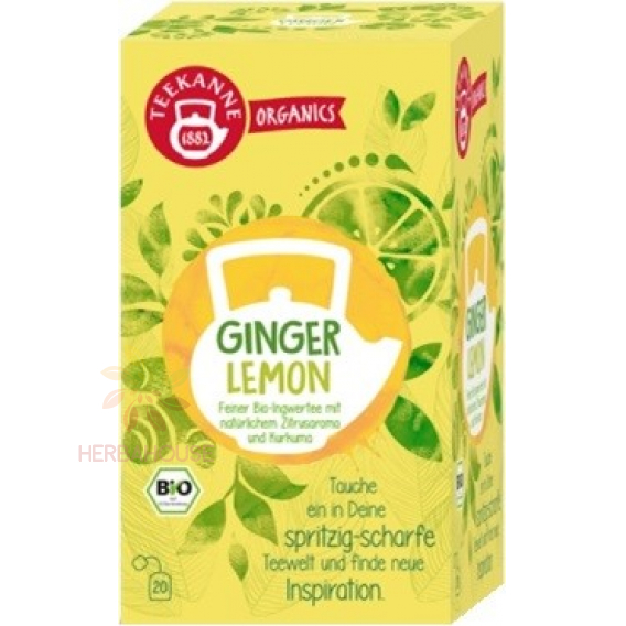 Obrázok pre Teekanne Organics Bio Ginger Lemon bylinný čaj (20ks)