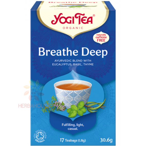 Obrázok pre Yogi Tea® Bio Ajurvédsky Čaj na voľné dýchanie (17ks) 