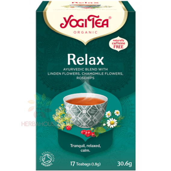 Obrázok pre Yogi Tea® Bio Ajurvédsky Čaj Relax (17ks) 