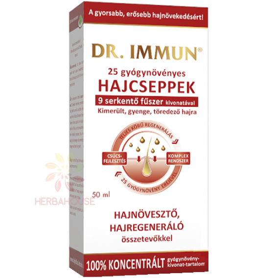 Obrázok pre Dr.Immun® 25 bylinné vlasové tonikum s extraktom z 9 korení (50ml)
