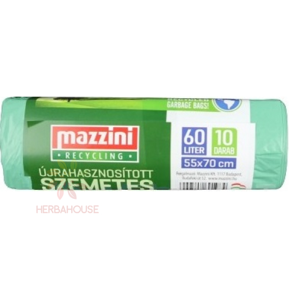 Obrázok pre Mazzini Recyklované vrecia na odpad  (60l 10ks)