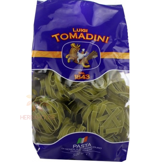 Obrázok pre Tomadini Semolínové cestoviny špenátové Tagliatelle (500g)