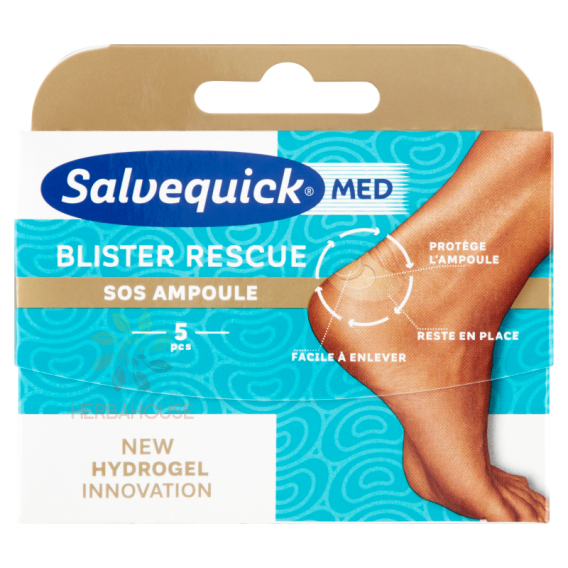 Obrázok pre Salvequick Med Blister Rescue náplaste na pľuzgiere (5ks) 