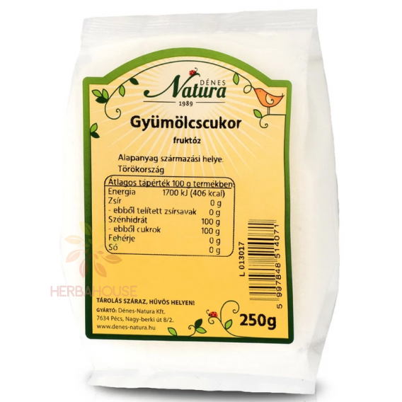 Obrázok pre Dénes Natura Fruktóza - ovocný cukor (250g)