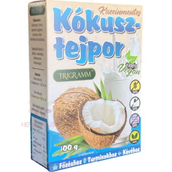 Obrázok pre Trigramm Sušené kokosové mlieko (100g)
