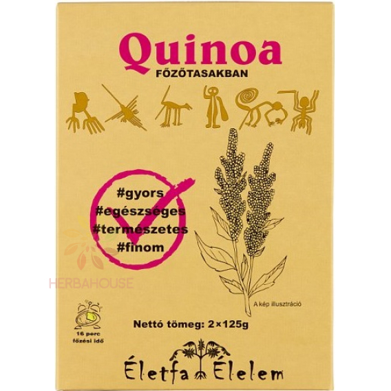 Obrázok pre Életfa Élelem Quinoa vo varných vreckách (2 x 125g)