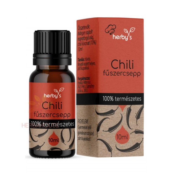 Obrázok pre Herbys Chilli 100% prírodný esenciálny olej (10ml)