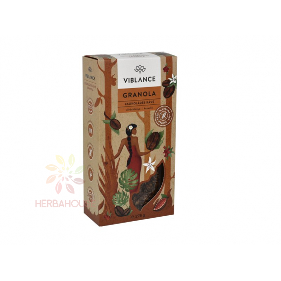 Obrázok pre Viblance Bezlepková Granola čokoládovo-kávová (275g)