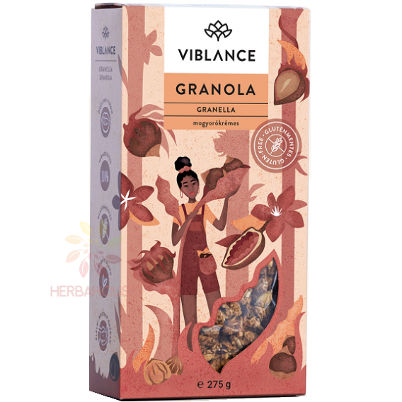 Obrázok pre Viblance Granella Bezlepková Granola s príchuťou lieskovo-orieškového krému (275g)