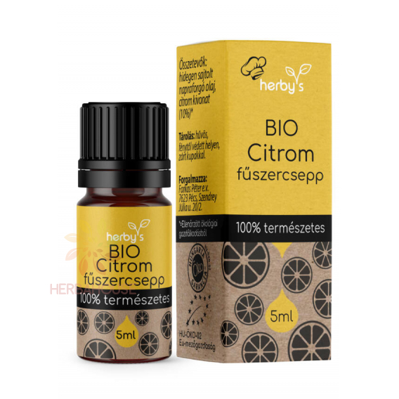 Obrázok pre Herbys Bio Citrón 100% prírodný esenciálny olej (5ml)
