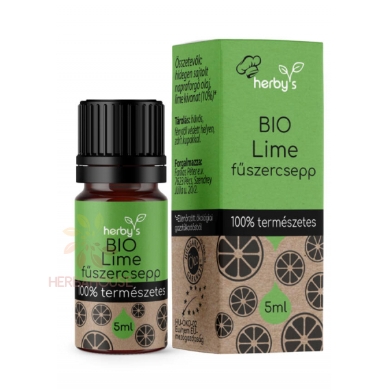 Obrázok pre Herbys Bio Lime 100% prírodný esenciálny olej (5ml)